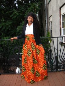 African High Waist Skirt Plus Size