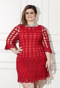 Crochet Dress Plus Size