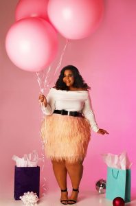 Feather Skirt Plus Size