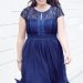 Fit And Flare Cocktail Dress Plus Size