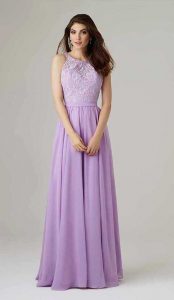 Lavender Plus Size Wedding Dress