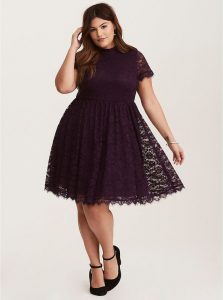 Plus Size Fit And Flare Cocktail Dresses