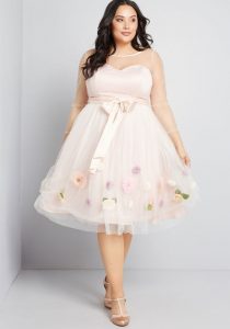 Plus Size Fit And Flare Wedding Dress