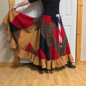 Plus Size Peasant Long Skirts