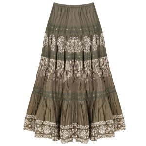 Tiered Peasant Skirts For Women
