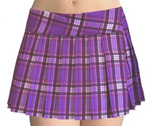 Women's Plus Size Pleated Schoolgirl Skirt