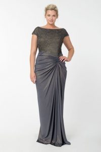 Gray Formal Party Dresses