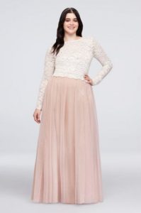 Plus Size Long Tulle Skirts
