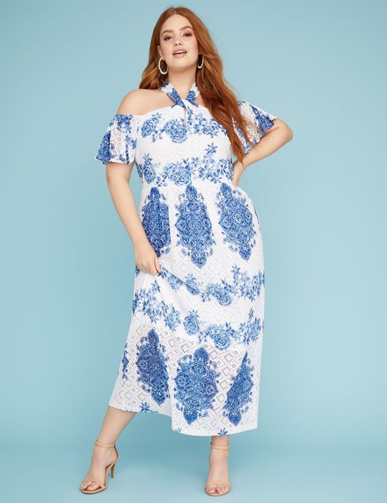 Plus Size Beach Maxi Dress – Attire Plus Size