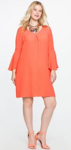 Shift Dress With Sleeves Plus Size