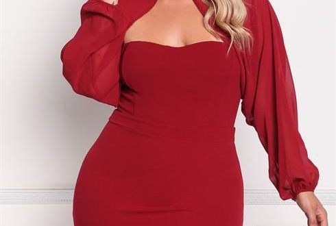 Cocktail Dress For Plus Size