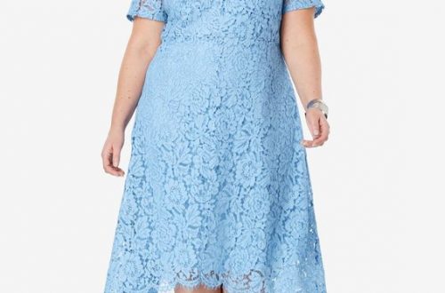 Handkerchief Lace Dress In XL