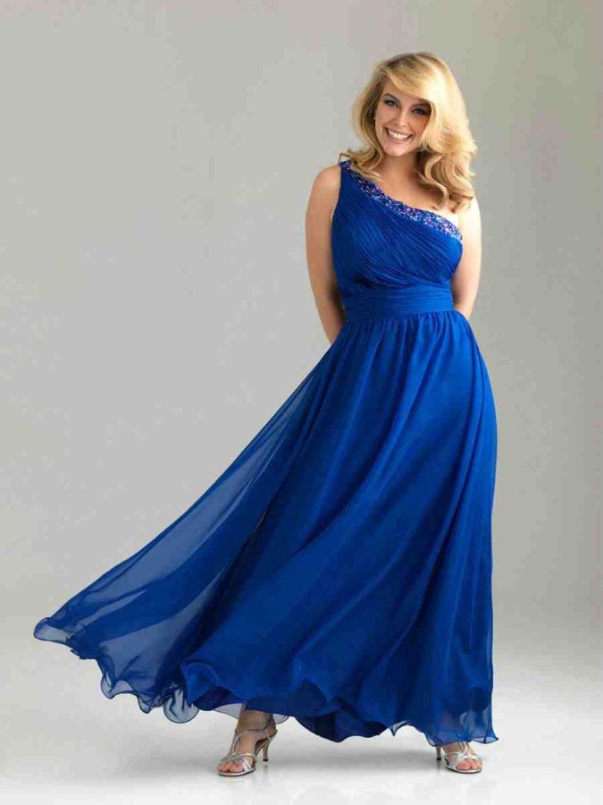 Plus Size Royal Blue Bridesmaid Dresses – Attire Plus Size