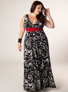 Women's Empire Waist Maxi Dress In XL