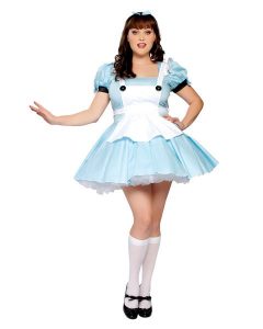 Plus Sized Alice In Wonderland Costume