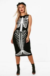 Skeleton Fancy Costume In XL