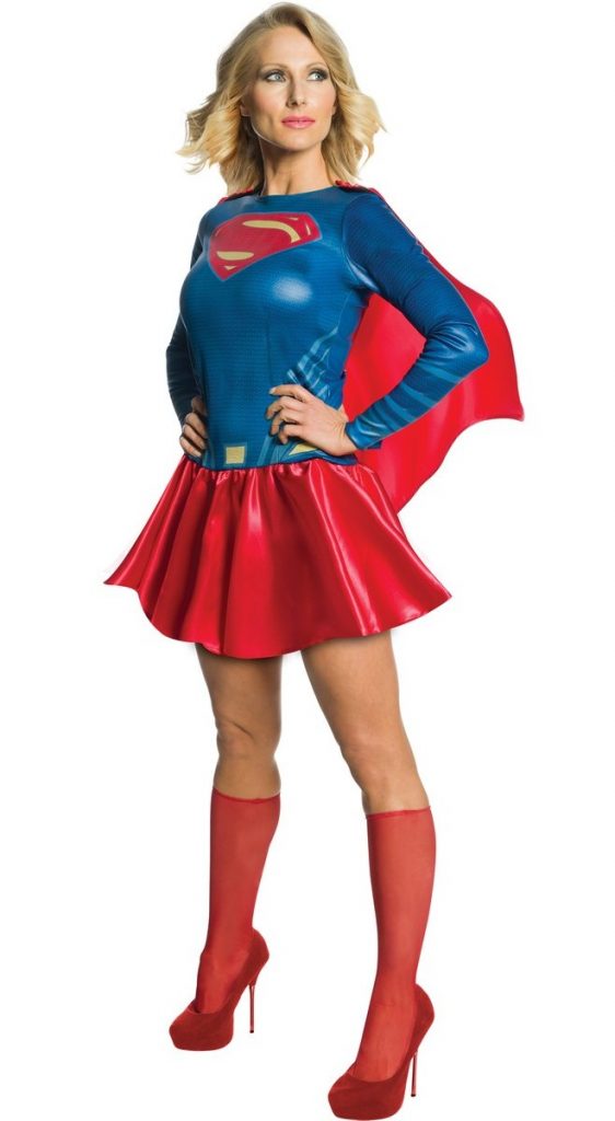 Plus Size Supergirl Costume Attire Plus Size