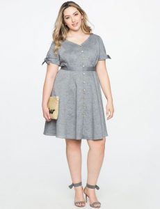 Shirtwaist Plus Size Dress