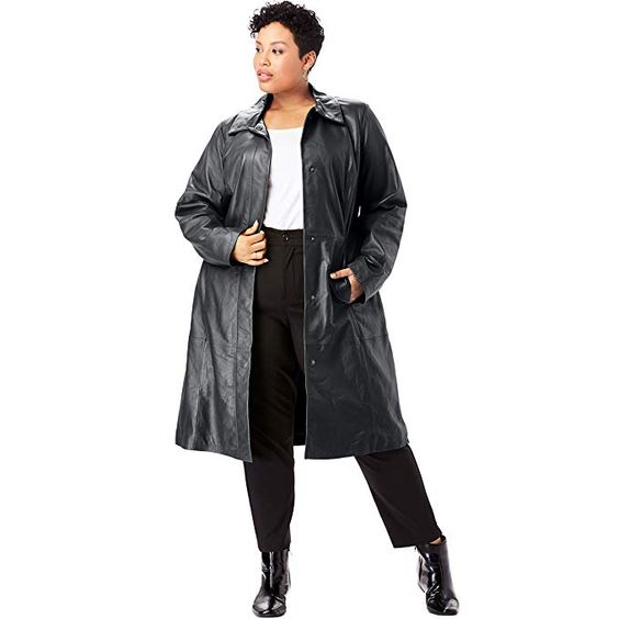 Womens Plus Size Leather Coats Attire Plus Size