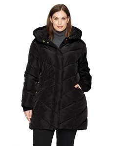 Black Puffer Coat Plus Size
