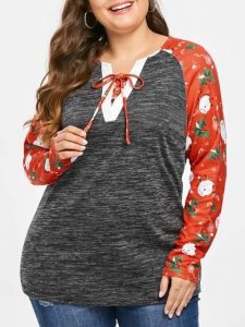 Christmas Tees For Plus Size