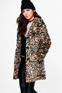 Leopard Plus Size Coat