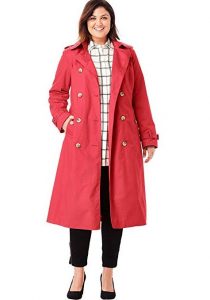 Long Red Trench Coat