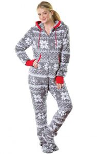Plus Size Christmas Pajamas Onesie