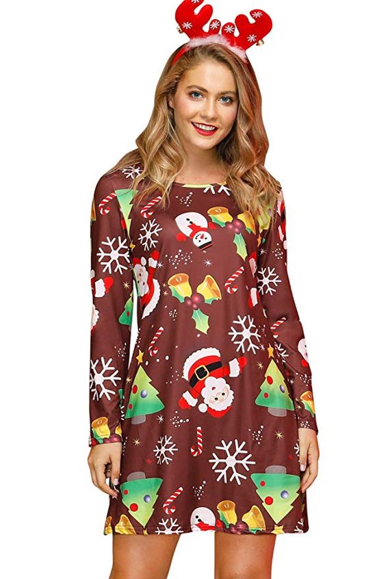 Plus Size Christmas Tunic Tops and Dresses – Attire Plus Size