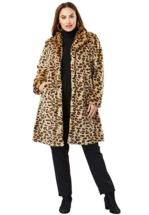 10 Plus Size Leopard Coat to Look Stunning – Attire Plus Size