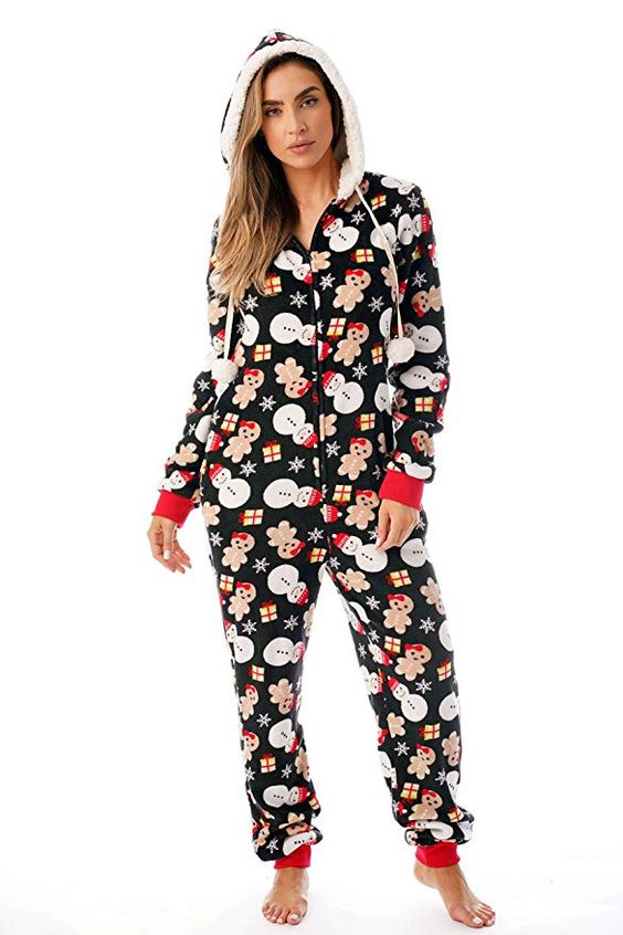 Plus Size Christmas Onesie Pajamas – Attire Plus Size