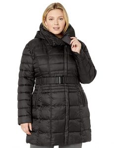 Plus Size Puffer Coat With Hood
