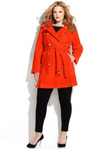 Red Trench Coat For Women