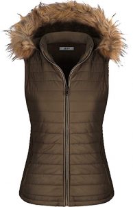 Fur Hooded Winter Vest