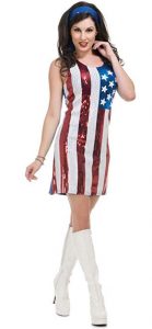 American Flag Sequin Dresses