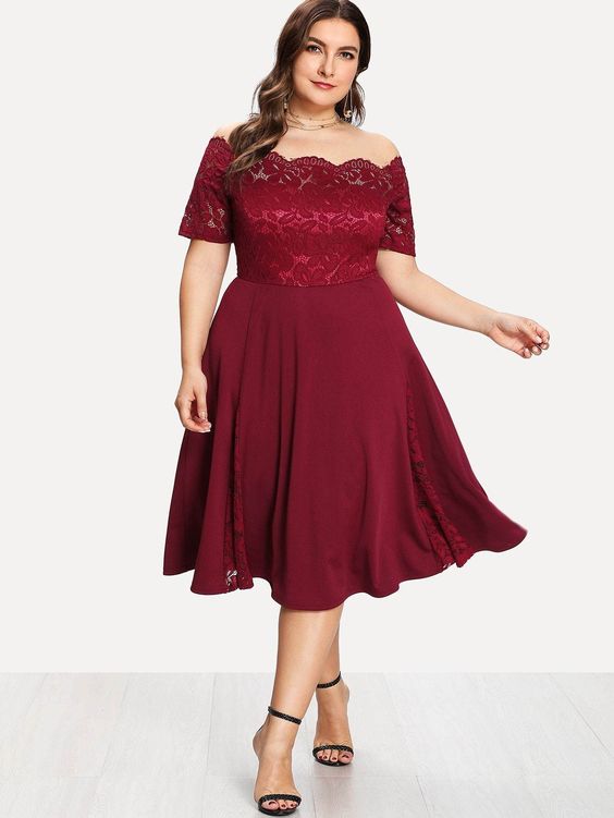 10 Pretty Plus Size Red Lace Dresses for Women – Attire Plus Size
