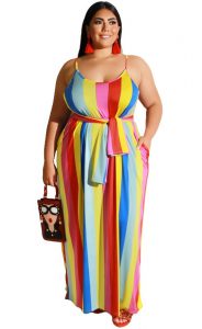 Plus Size Rainbow Dresses