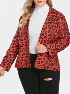 Leopard Blazers For Women